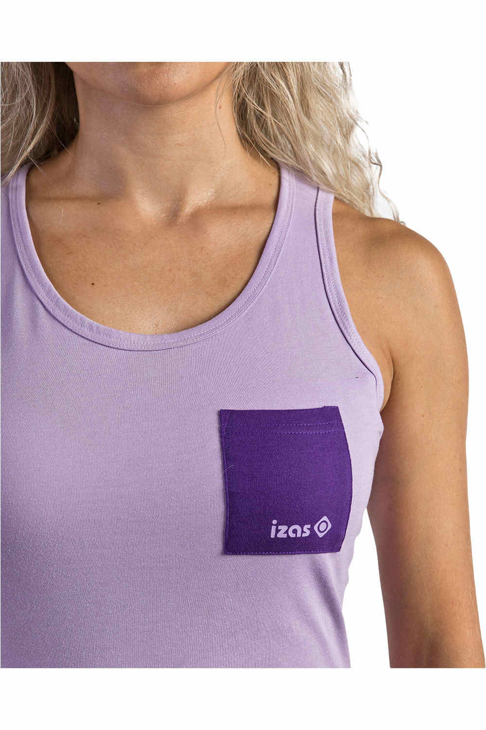 Izas camiseta tirantes mujer Izas ARASANZ vista detalle Izas camiseta tirantes mujer Izas ARASANZ vista detalle