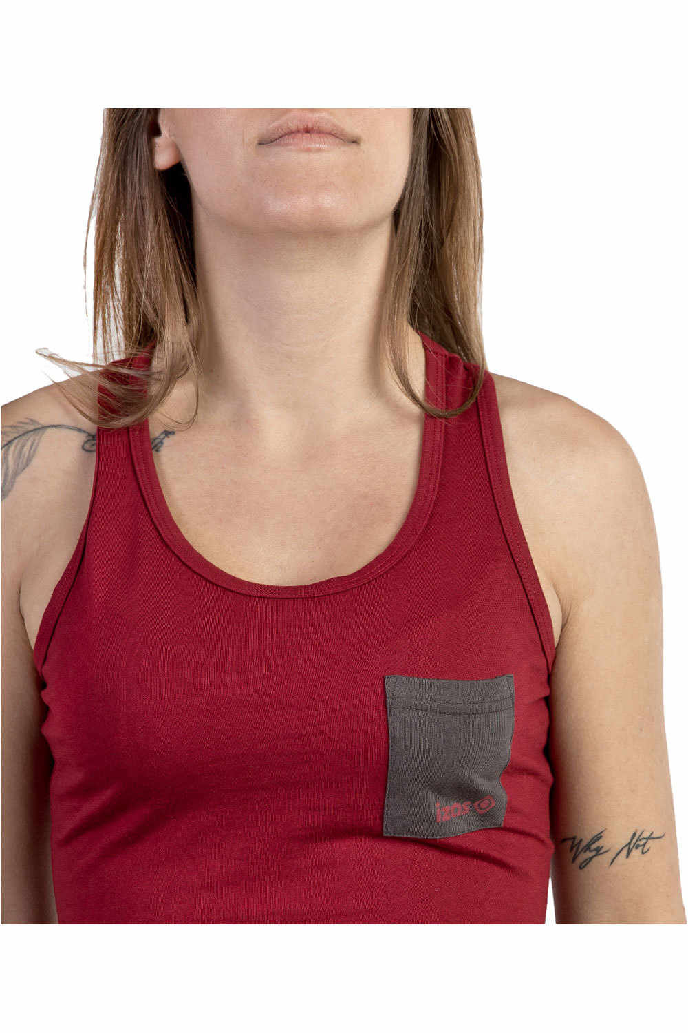 Izas camiseta tirantes mujer Izas ARASANZ vista detalle Izas camiseta tirantes mujer Izas ARASANZ vista detalle