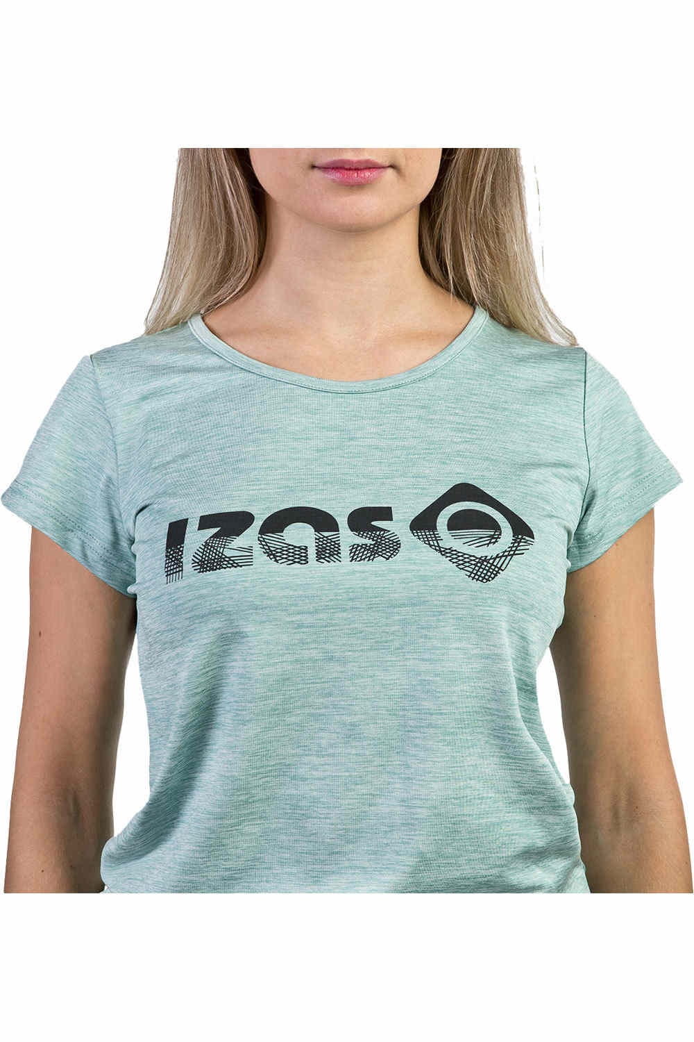 Izas camiseta manga corta mujer Izas AESTUS W vista detalle Izas camiseta manga corta mujer Izas AESTUS W vista detalle