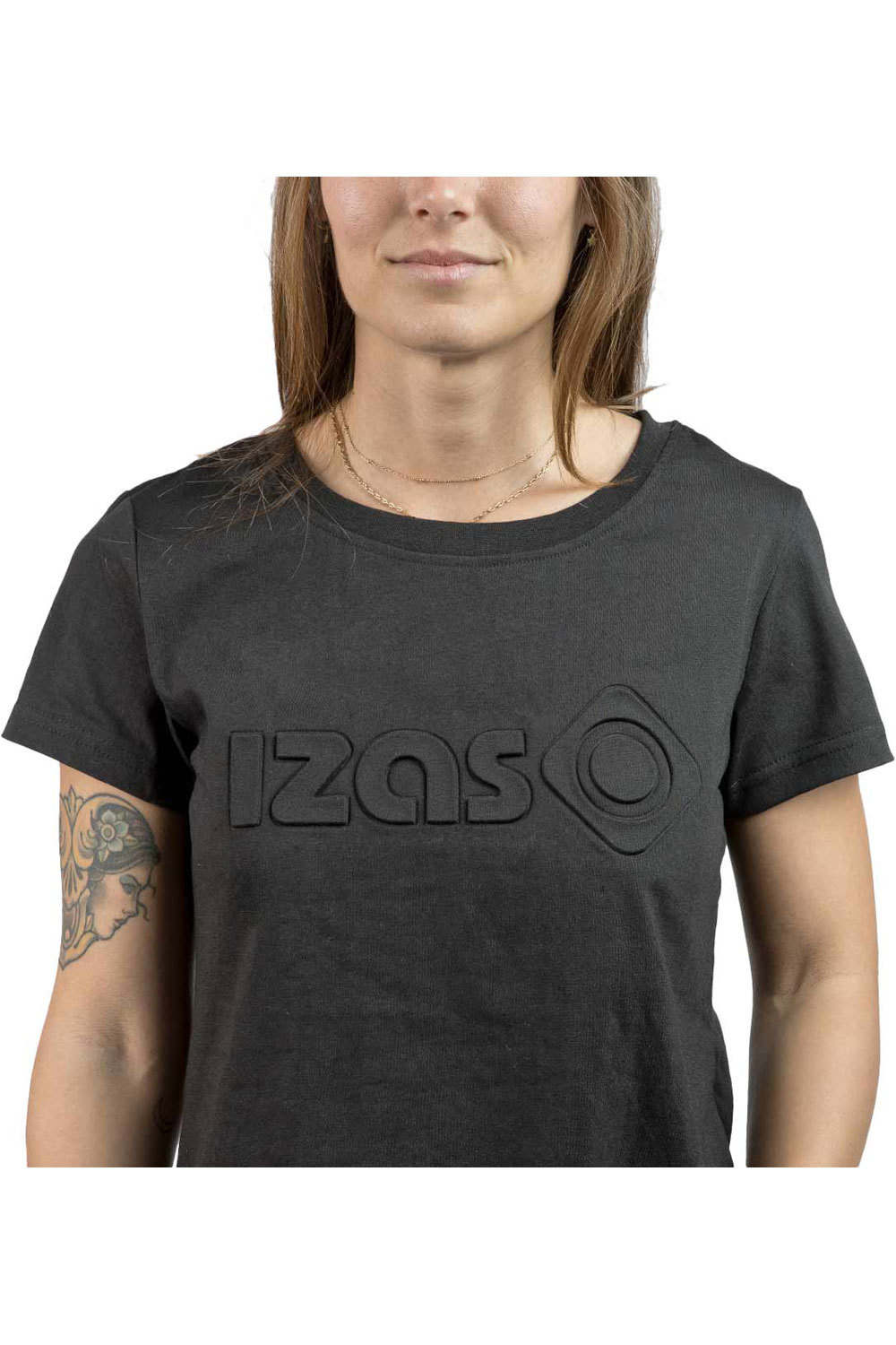 Izas camiseta manga corta mujer Izas NOA W vista detalle Izas camiseta manga corta mujer Izas NOA W vista detalle