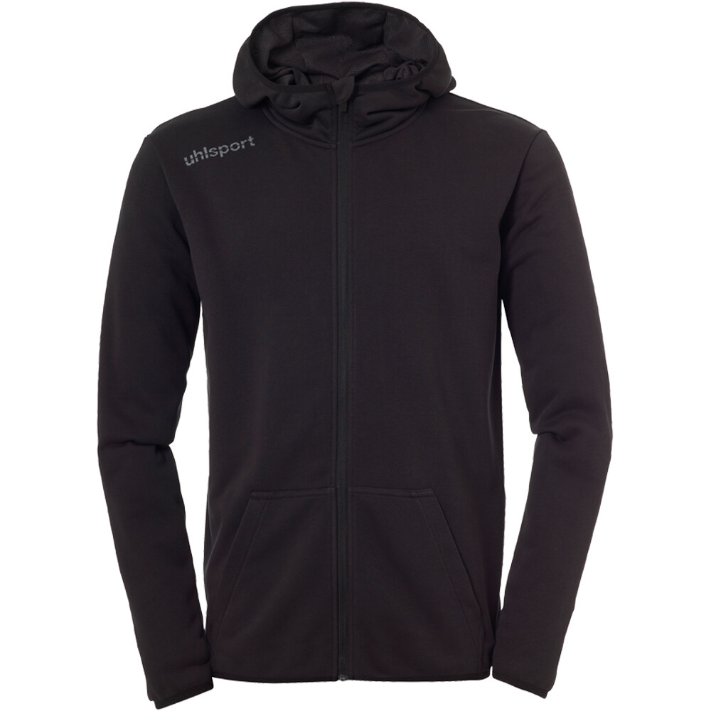 Uhlsport sudadera niño Uhlsport ESSENTIAL HOOD JACKET vista frontal Uhlsport sudadera niño Uhlsport ESSENTIAL HOOD JACKET vista frontal