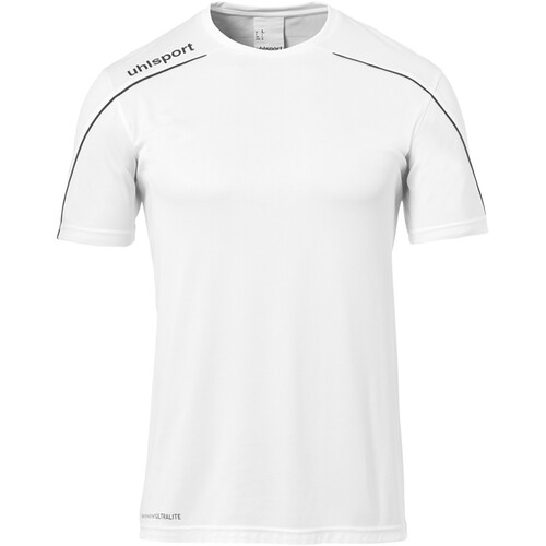 UHLSPORT STREAM 22 SHIRT SHORTSLEEVED blanco