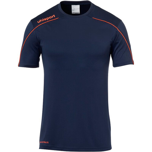 UHLSPORT STREAM 22 SHIRT SHORTSLEEVED MNR azul
