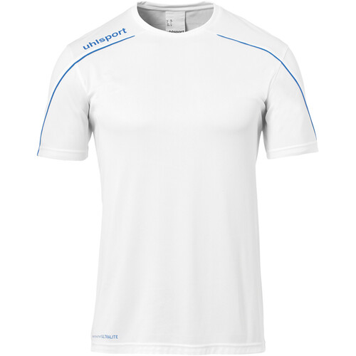 UHLSPORT STREAM 22 SHIRT SHORTSLEEVED blanco