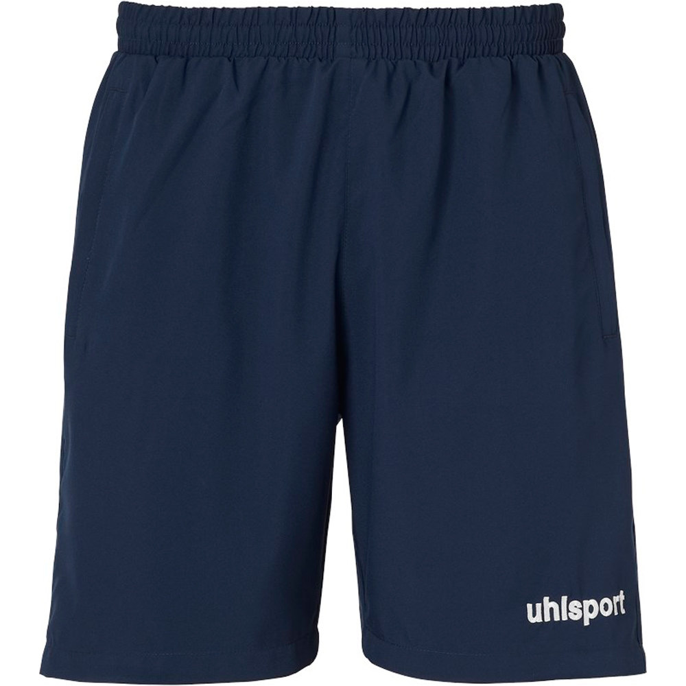 Uhlsport pantalones cortos futbol Uhlsport ESSENTIAL WOVEN SHORTS vista frontal Uhlsport pantalones cortos futbol Uhlsport ESSENTIAL WOVEN SHORTS vista frontal