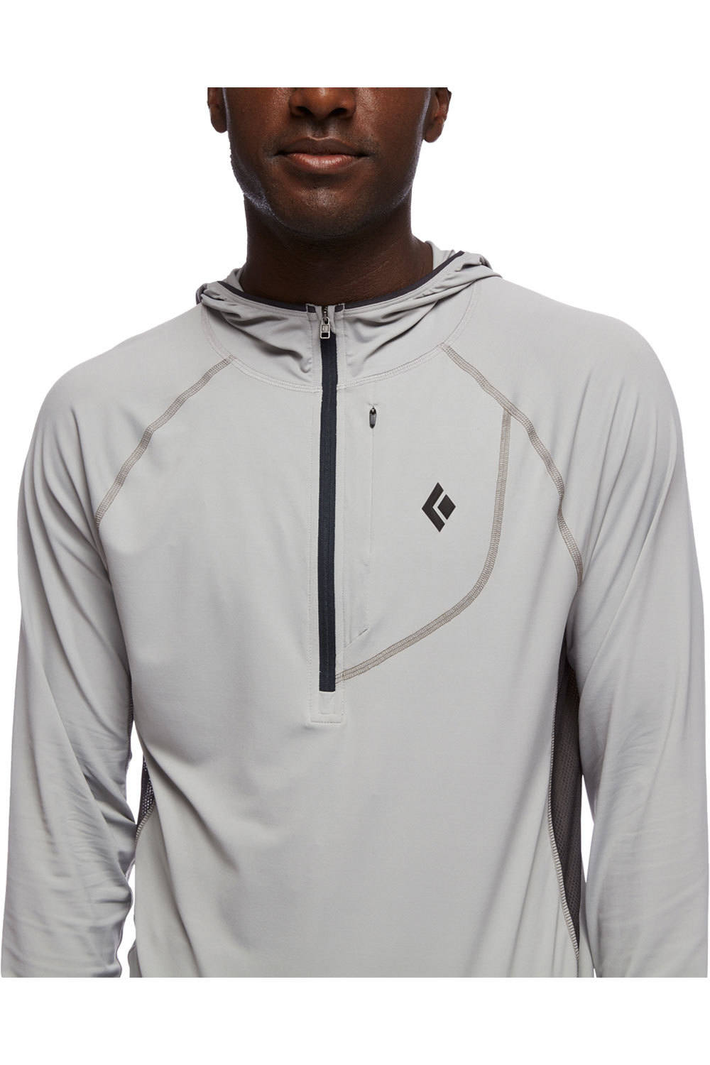 Black Diamond Sudaderas Montaña Hombre Black Diamond M ALPENGLOW PRO HOODY GR vista detalle Black Diamond Sudaderas Montaña Hombre Black Diamond M ALPENGLOW PRO HOODY GR vista detalle
