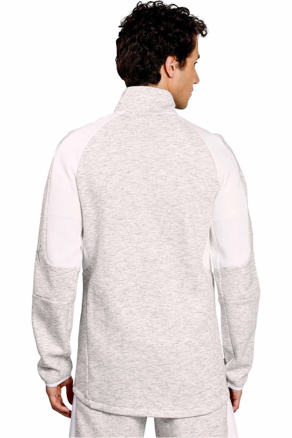 Puma sudadera hombre Puma EVOSTRIPE Halfzip vista trasera Puma sudadera hombre Puma EVOSTRIPE Halfzip vista trasera