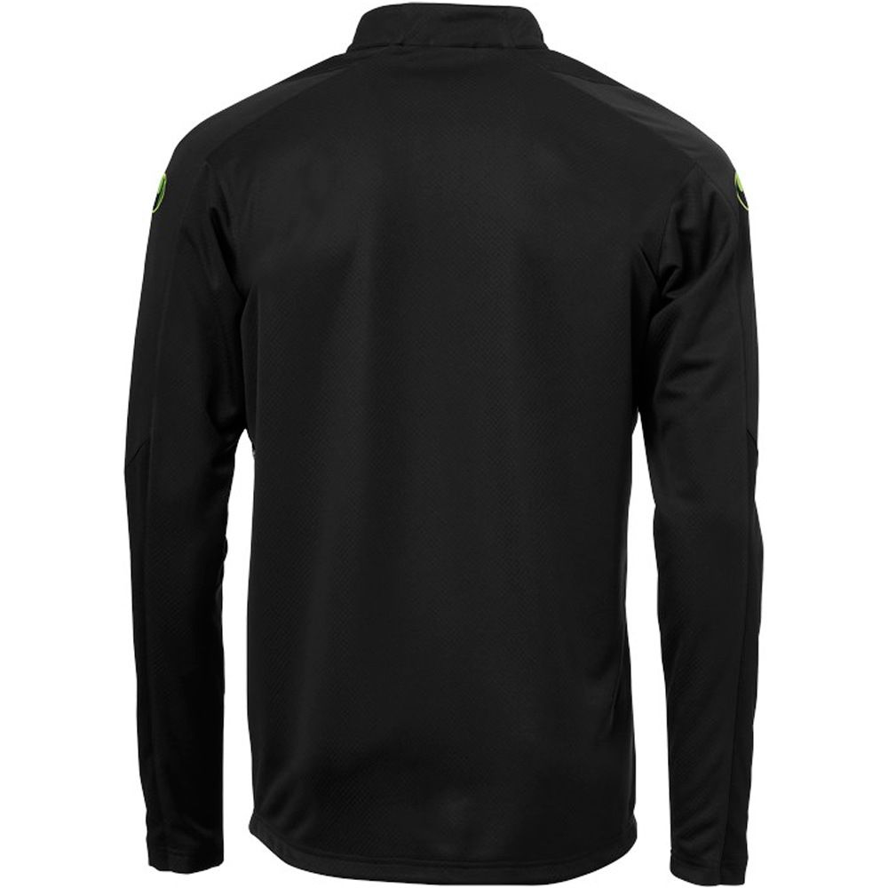 Uhlsport camiseta manga larga hombre Uhlsport SCORE 1/4 ZIP TOP vista trasera Uhlsport camiseta manga larga hombre Uhlsport SCORE 1/4 ZIP TOP vista trasera