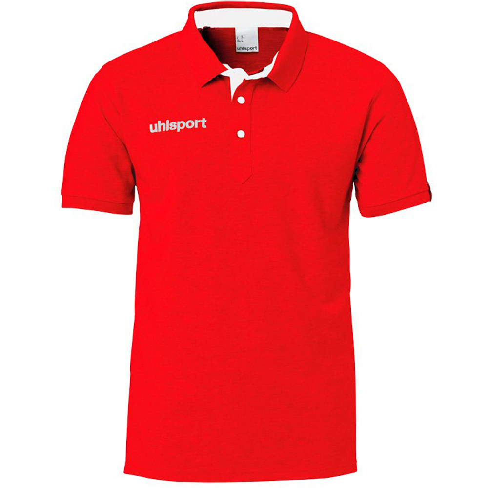 Uhlsport polo manga corta hombre Uhlsport ESSENTIAL PRIME POLO SHIRT RO vista frontal Uhlsport polo manga corta hombre Uhlsport ESSENTIAL PRIME POLO SHIRT RO vista frontal