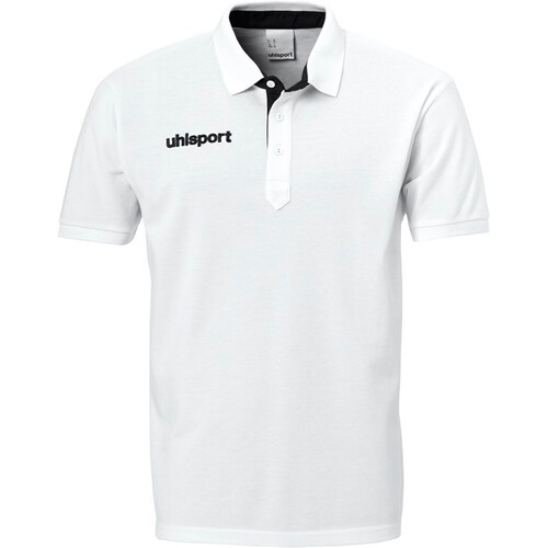 UHLSPORT ESSENTIAL PRIME POLO SHIRT BLNE blanco