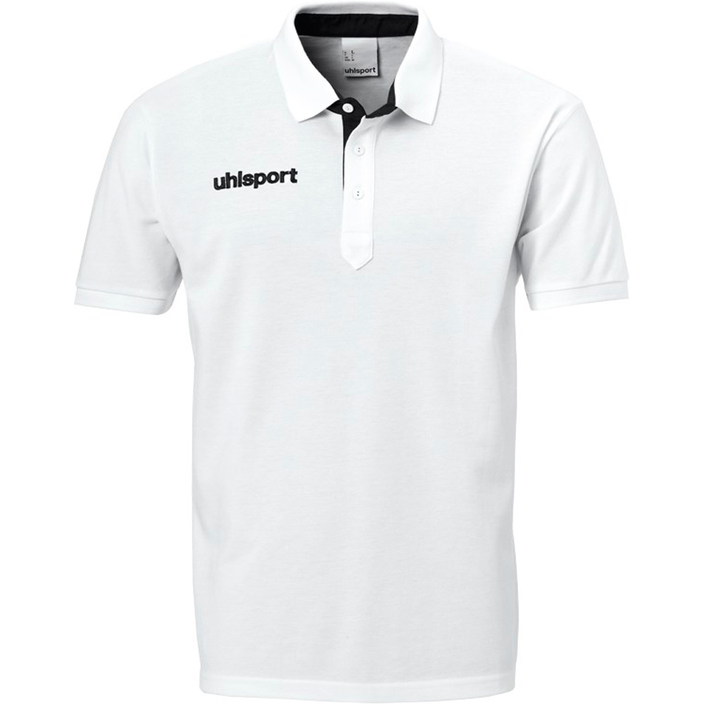 Uhlsport polo manga corta hombre Uhlsport ESSENTIAL PRIME POLO SHIRT BLNE vista frontal Uhlsport polo manga corta hombre Uhlsport ESSENTIAL PRIME POLO SHIRT BLNE vista frontal
