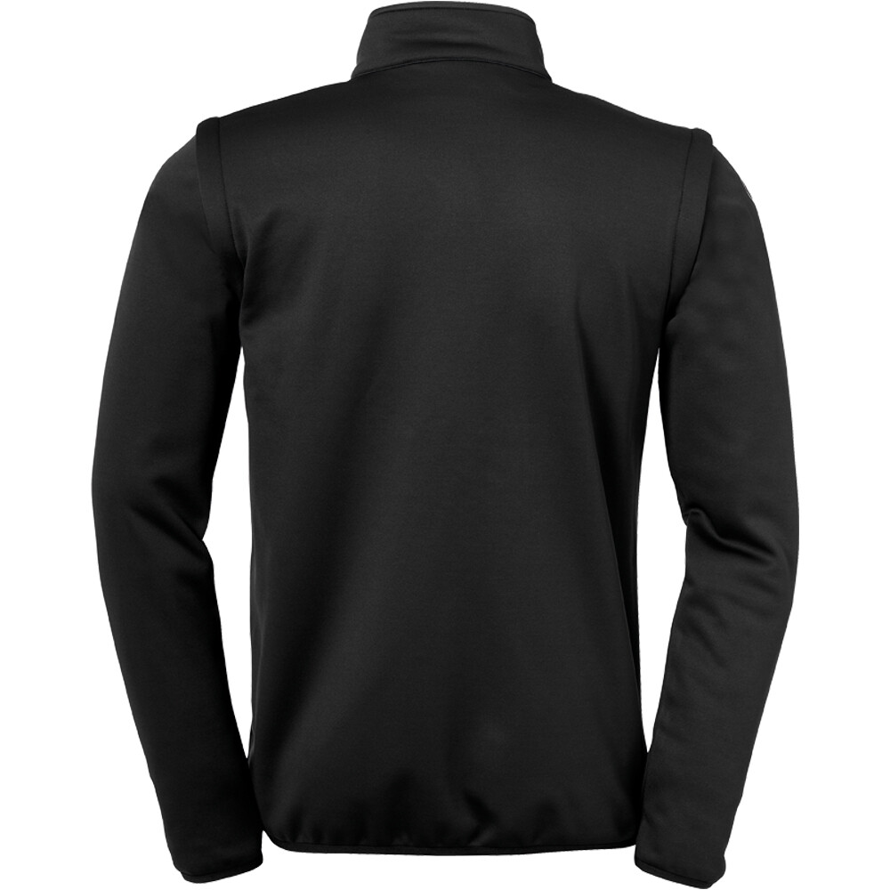 Uhlsport chaquetas hombre Uhlsport ESSENTIAL MULTI JACKET WITH REM. SLEEVES vista trasera Uhlsport chaquetas hombre Uhlsport ESSENTIAL MULTI JACKET WITH REM. SLEEVES vista trasera