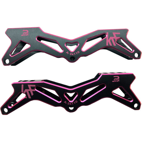 KRF ACC PAT GUIAS 3X110 PAR 255MM negro