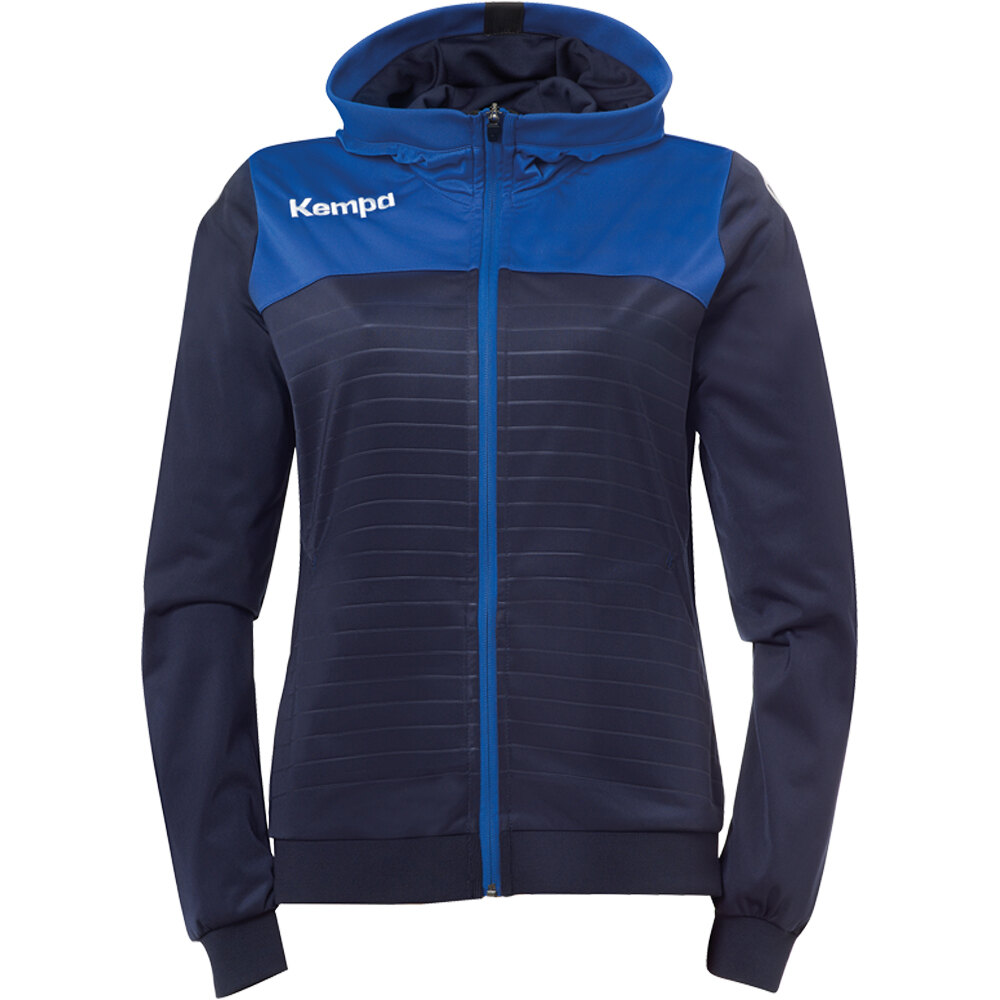 Kempa sudadera hombre Kempa EMOTION 2.0 HOOD JACKET WOMEN vista frontal Kempa sudadera hombre Kempa EMOTION 2.0 HOOD JACKET WOMEN vista frontal