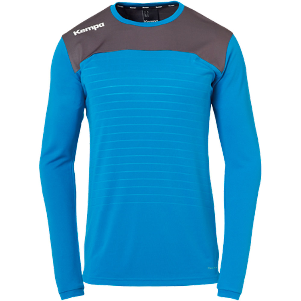 Kempa camiseta manga larga hombre Kempa EMOTION 2.0 LONGSLEEVE vista frontal Kempa camiseta manga larga hombre Kempa EMOTION 2.0 LONGSLEEVE vista frontal