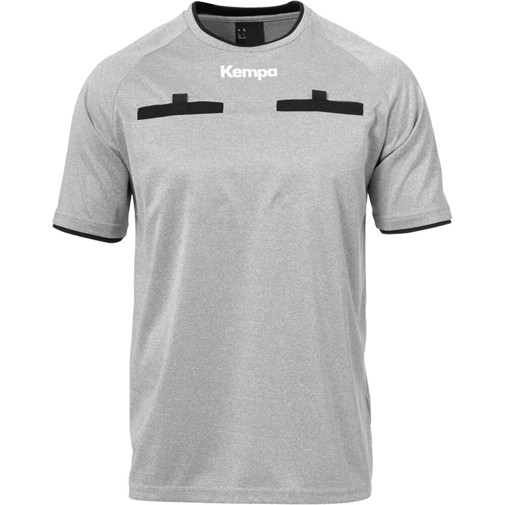 Kempa camiseta manga corta hombre Kempa REFEREE SHIRT vista frontal Kempa camiseta manga corta hombre Kempa REFEREE SHIRT vista frontal