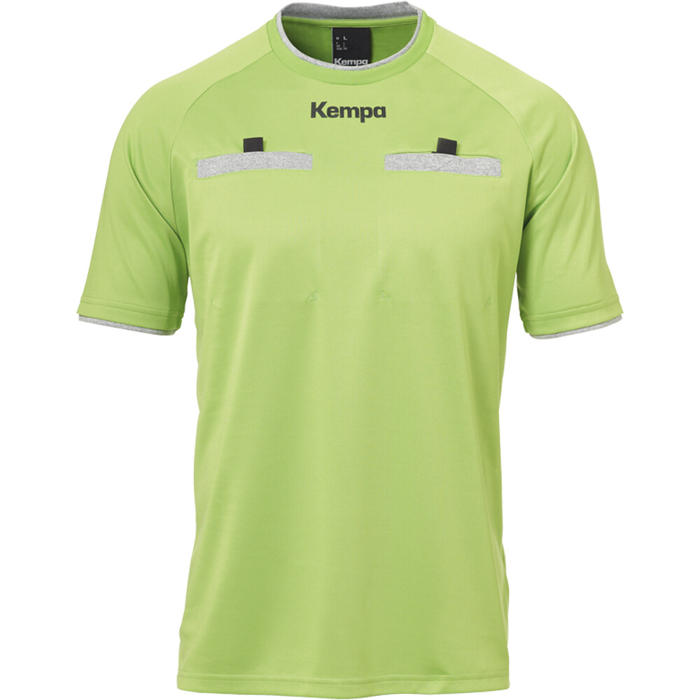 Kempa camiseta manga corta hombre Kempa REFEREE SHIRT vista frontal Kempa camiseta manga corta hombre Kempa REFEREE SHIRT vista frontal