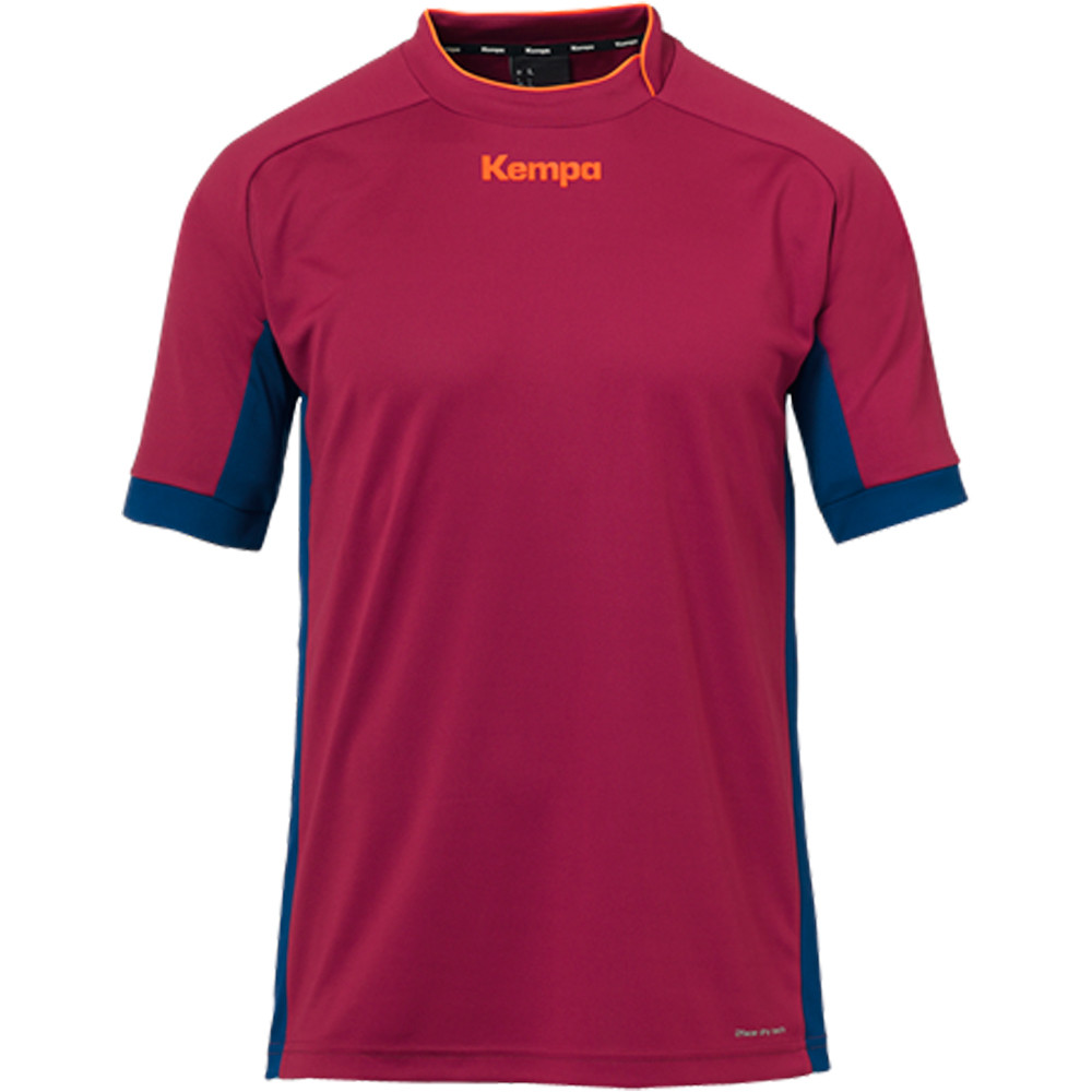 Kempa camiseta manga corta hombre Kempa PRIME SHIRT vista frontal Kempa camiseta manga corta hombre Kempa PRIME SHIRT vista frontal