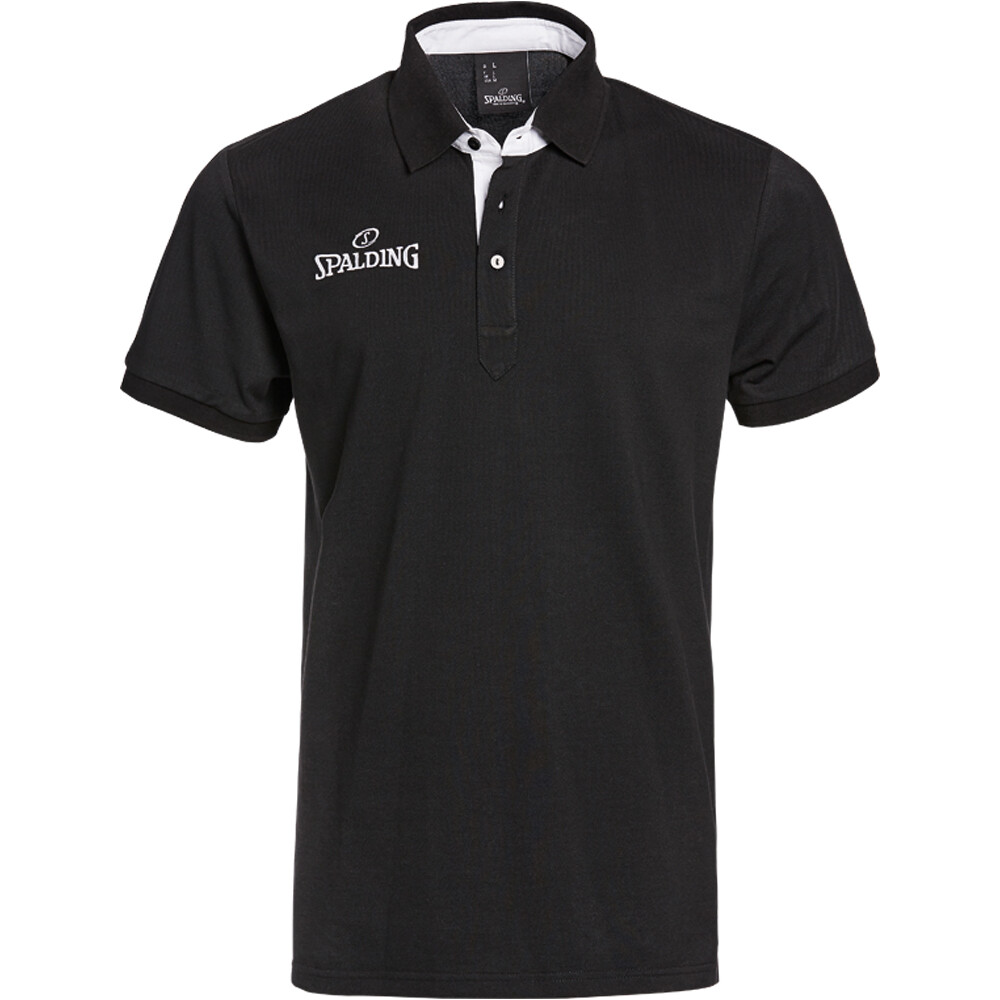 Spalding polo manga corta hombre Spalding PRIME POLO vista frontal Spalding polo manga corta hombre Spalding PRIME POLO vista frontal