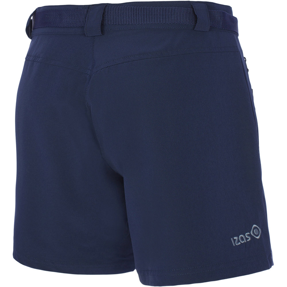 Izas pantalón corto montaña mujer Izas BIELSA II vista trasera Izas pantalón corto montaña mujer Izas BIELSA II vista trasera