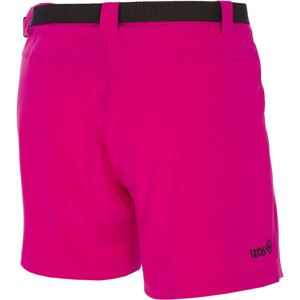 Izas pantalón corto montaña mujer Izas BIELSA II vista trasera Izas pantalón corto montaña mujer Izas BIELSA II vista trasera