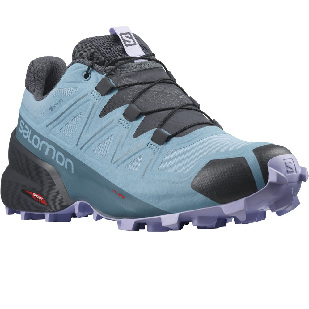 Salomon zapatillas trail mujer Salomon SPEEDCROSS 5 GTX W lateral interior Salomon zapatillas trail mujer Salomon SPEEDCROSS 5 GTX W lateral interior