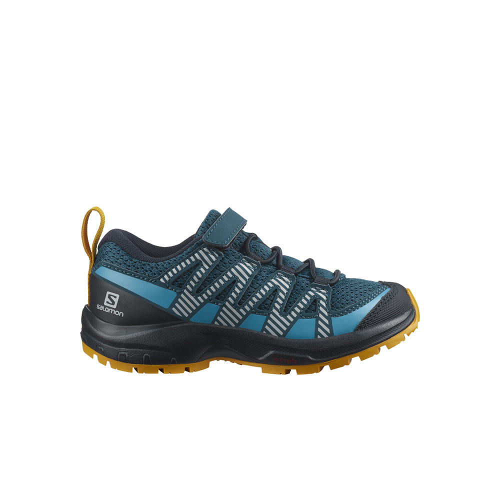 Salomon zapatilla multideporte bebe Salomon XA PRO V8 K lateral exterior Salomon zapatilla multideporte bebe Salomon XA PRO V8 K lateral exterior