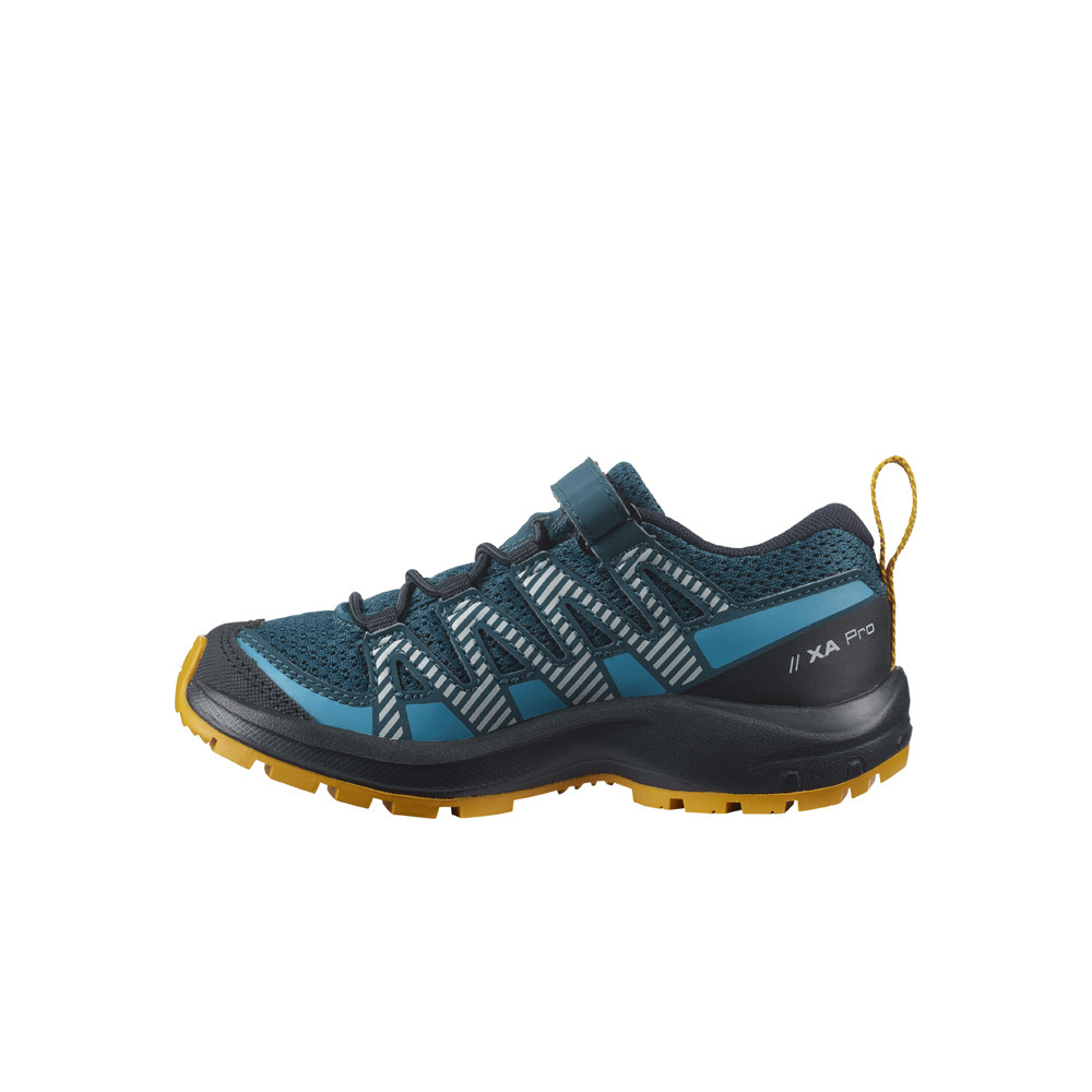 Salomon zapatilla multideporte bebe Salomon XA PRO V8 K vista trasera Salomon zapatilla multideporte bebe Salomon XA PRO V8 K vista trasera