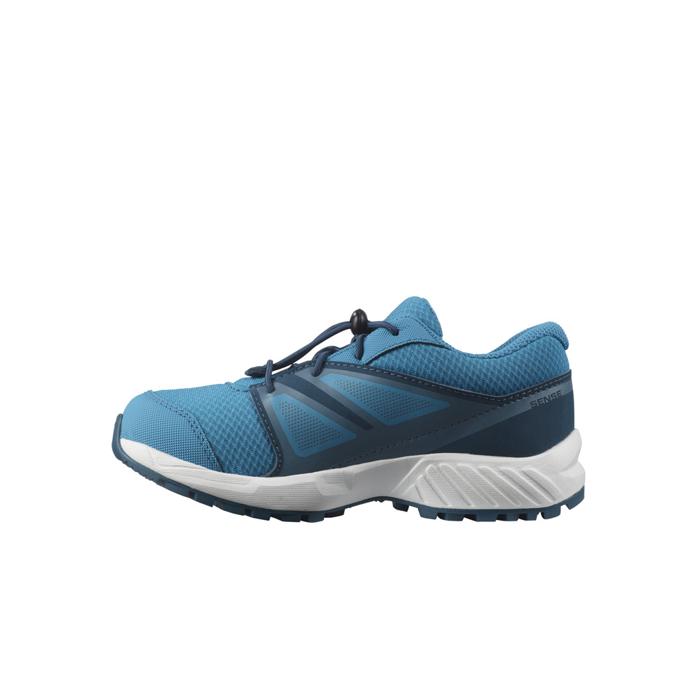 Salomon zapatilla multideporte bebe Salomon SENSE CSWP K vista trasera Salomon zapatilla multideporte bebe Salomon SENSE CSWP K vista trasera