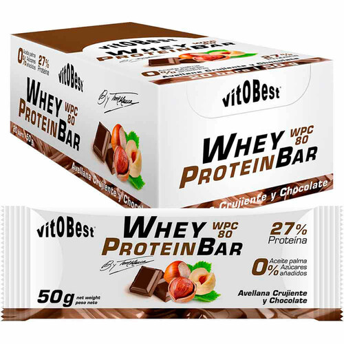 VITOBEST CAJA WHEY BAR TORREBLANCA CHOCOL