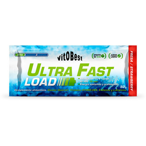 VITOBEST CAJA ULTRA FAST LOAD 12 X 50 G FRESA