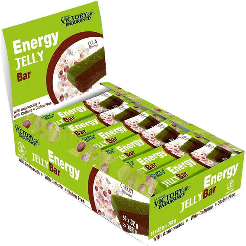 VICTORY CAJA ENERGY JELLY BAR COLA+CAFENA 24UDS