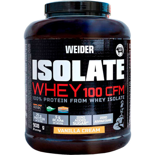 WEIDER ISOLATE WHEY 100 CFM VAINILLA 908 G