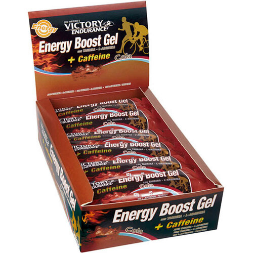 VICTORY CAJA ENERGY BOOST GEL+CAFEINA COLA 24UDS