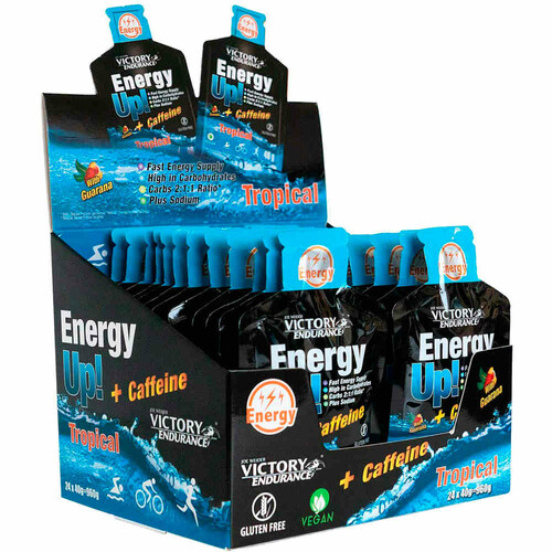 VICTORY CAJA ENERGY UP GEL+CAFEINA TROPICA 24UDS