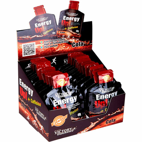 VICTORY CAJA ENERGY UP GEL + CAFEINA COLA 24UDS