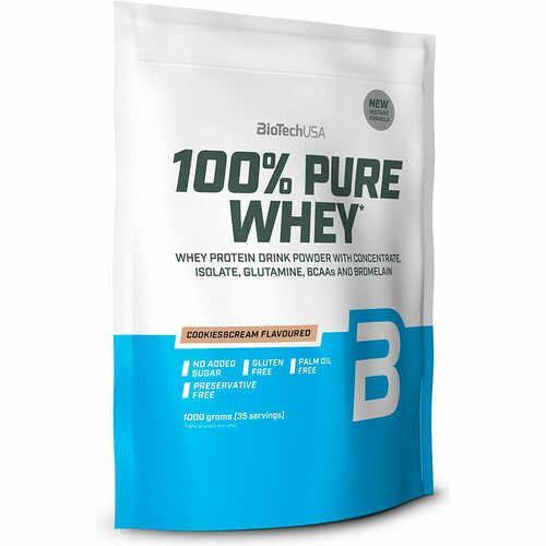 BIOTECHUSA 100% PURE WHEY COOKIES&CREAM 1000G
