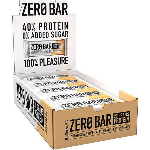 BIOTECHUSA CAJA ZERO BAR CHOCOL-CHIP COOKIES 20*50G