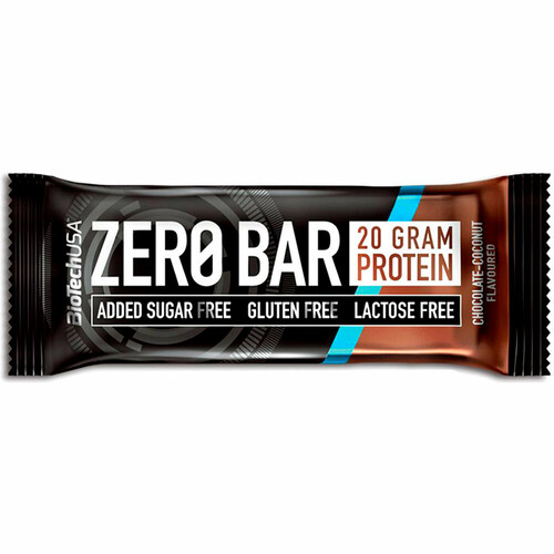 BIOTECHUSA CAJA ZERO BAR CHOCOLATE-COCO 20*50G