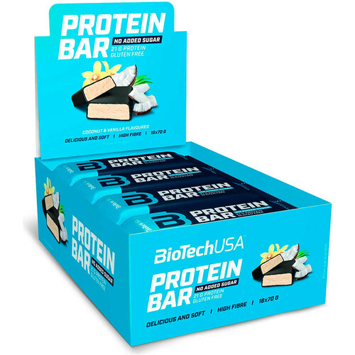 BIOTECHUSA CAJA PROTEIN BAR COCO-VAINILLA 20*35G