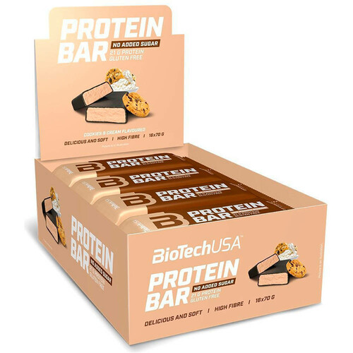 BIOTECHUSA CAJA PROTEIN BAR COOKIES&CREAM 20*35G