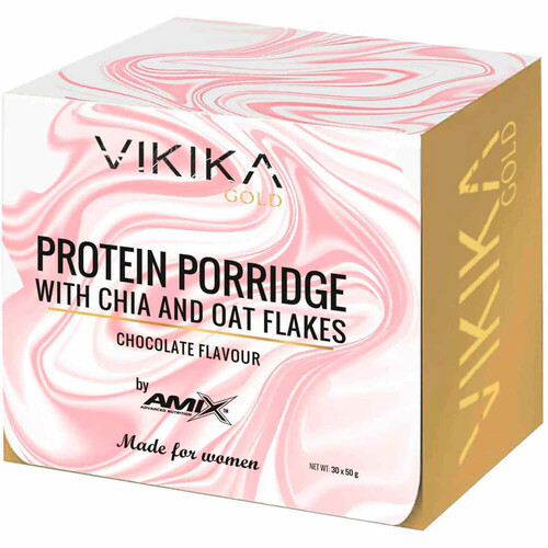 VIKIKA GOLD PROTEIN PORRIDGE 30*50 GR CHOCOLATE