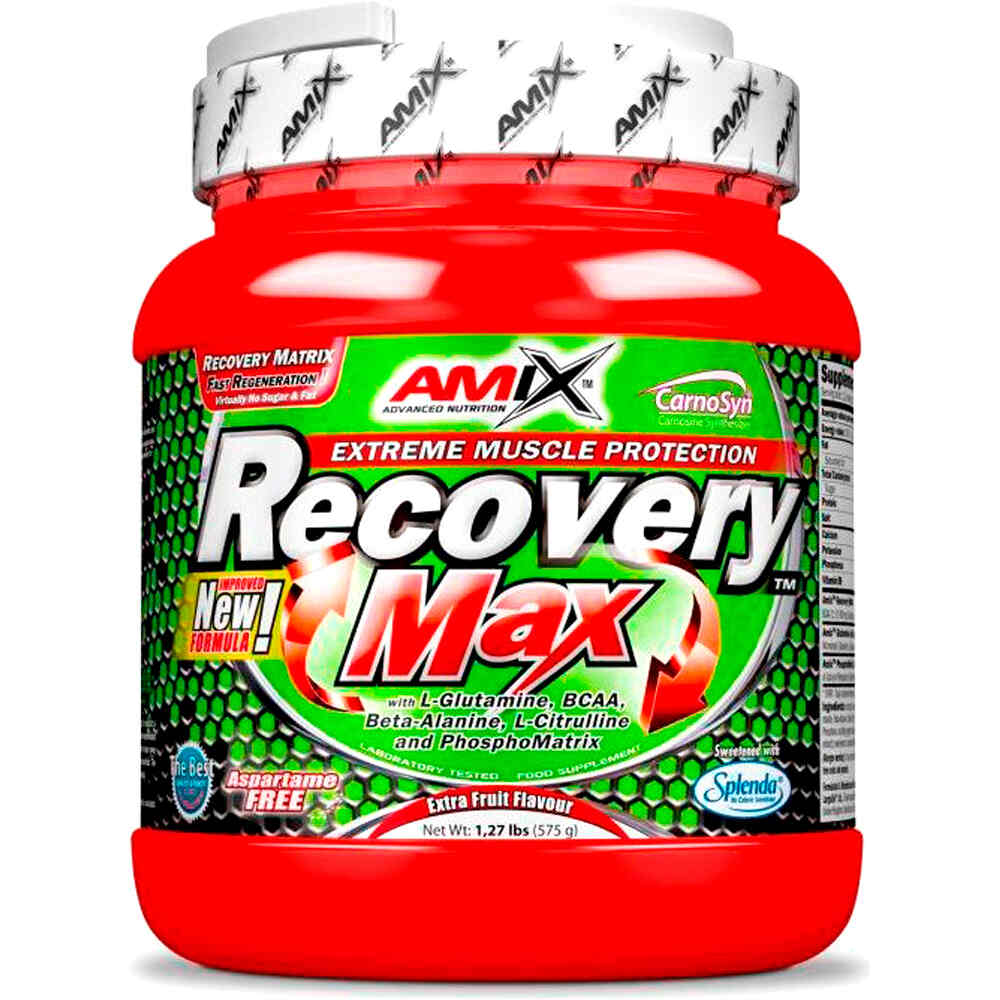Amix Nutrition Recuperacion Amix Nutrition RECOVERY MAX 575 GR vista frontal Amix Nutrition Recuperacion Amix Nutrition RECOVERY MAX 575 GR vista frontal