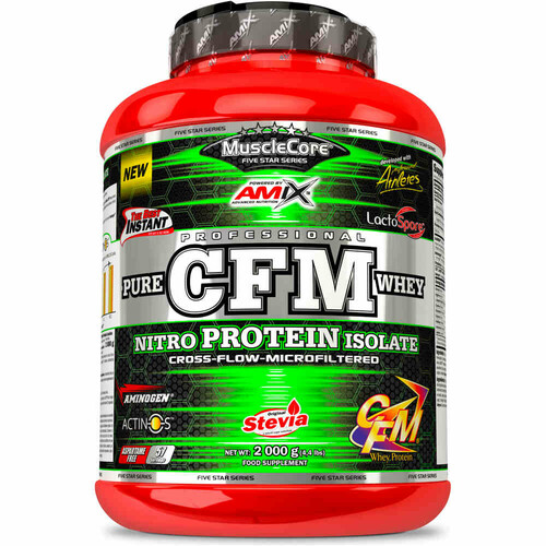 AMIX MUSCLECORE CFM NITRO WHEY WITH ACTINOS 2 KG BANOFFE