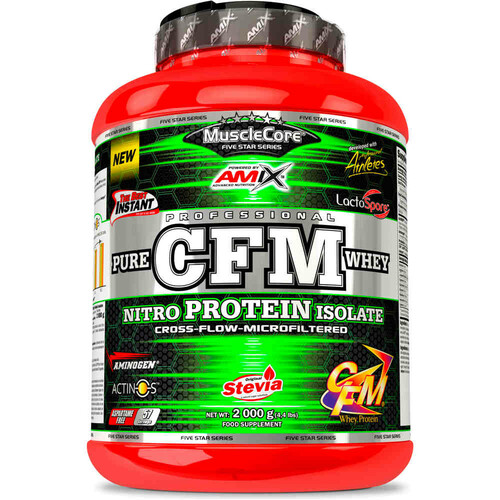 AMIX MUSCLECORE CFM NITRO WHEY WITH ACTINOS 2 KG FRESA-Y
