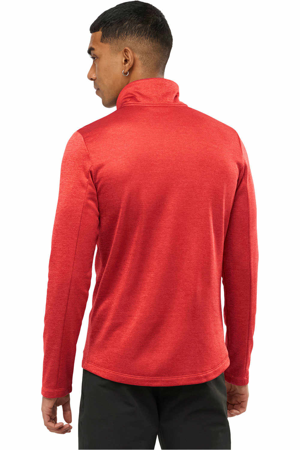Salomon forro polar hombre Salomon TRANSITION HZ MID M vista trasera Salomon forro polar hombre Salomon TRANSITION HZ MID M vista trasera
