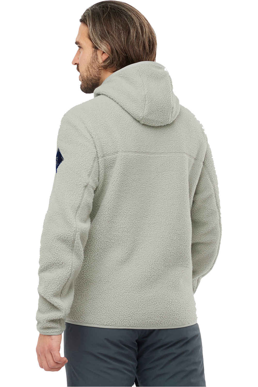 Salomon forro polar hombre Salomon SNOWSHELTER TED HOODIE M vista trasera Salomon forro polar hombre Salomon SNOWSHELTER TED HOODIE M vista trasera