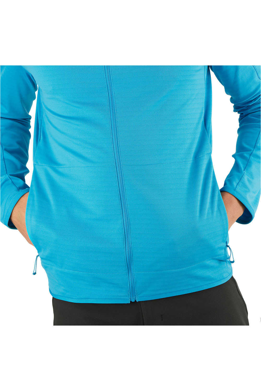 Salomon forro polar hombre Salomon OUTRACK FULL ZIP MID M vista detalle Salomon forro polar hombre Salomon OUTRACK FULL ZIP MID M vista detalle