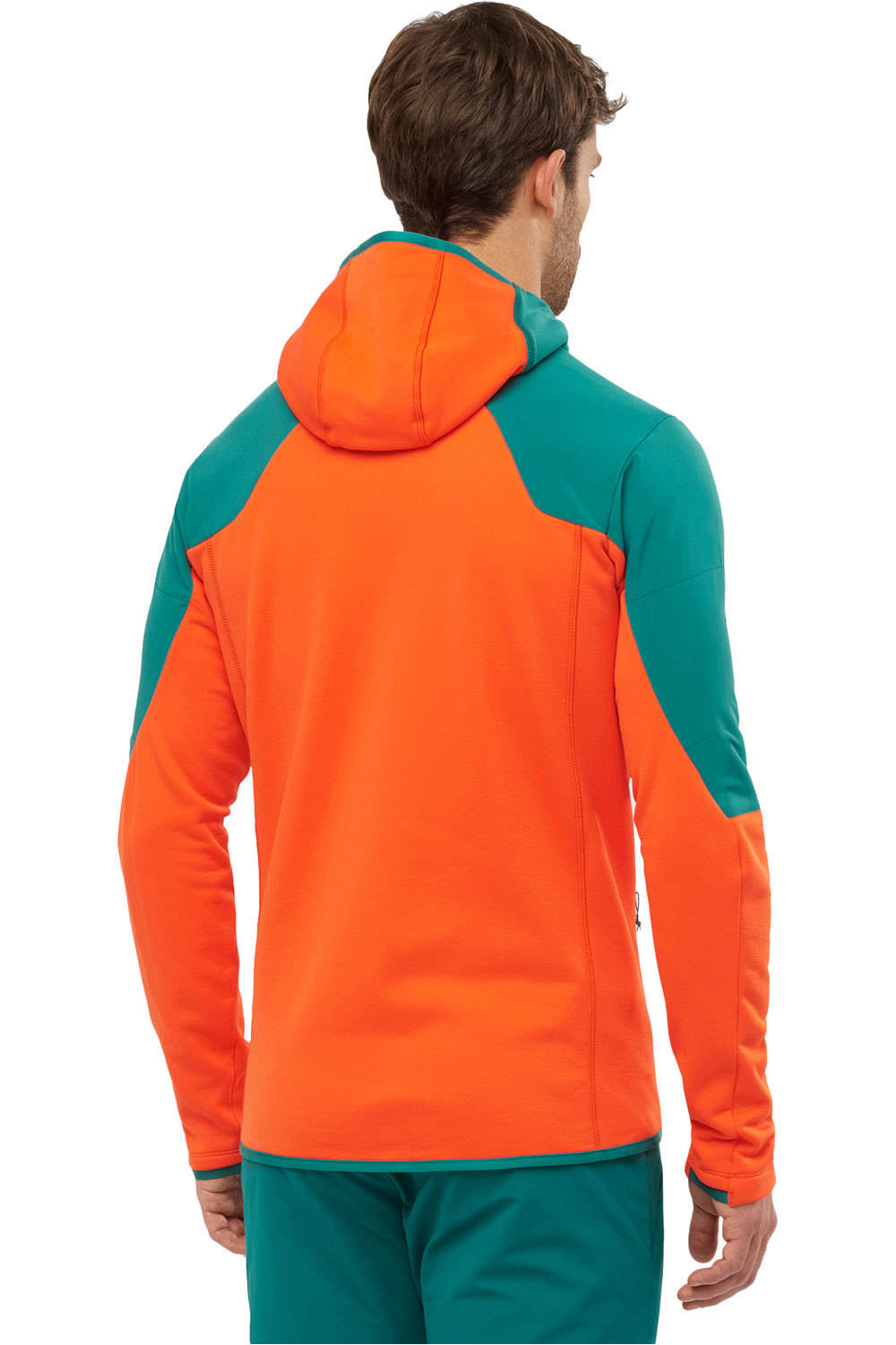 Salomon forro polar hombre Salomon OUTLINE WARM HYBRID HDY M vista trasera Salomon forro polar hombre Salomon OUTLINE WARM HYBRID HDY M vista trasera