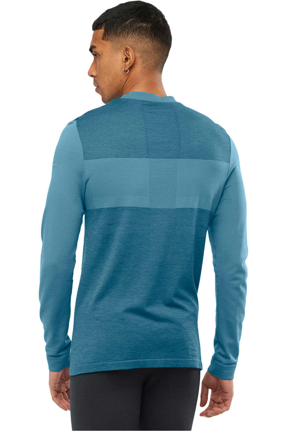 Salomon camiseta térmica manga larga hombre Salomon SNTIAL WOOL LS TOP M vista trasera Salomon camiseta térmica manga larga hombre Salomon SNTIAL WOOL LS TOP M vista trasera